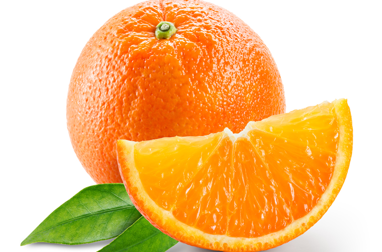 Abbildung einer Orange