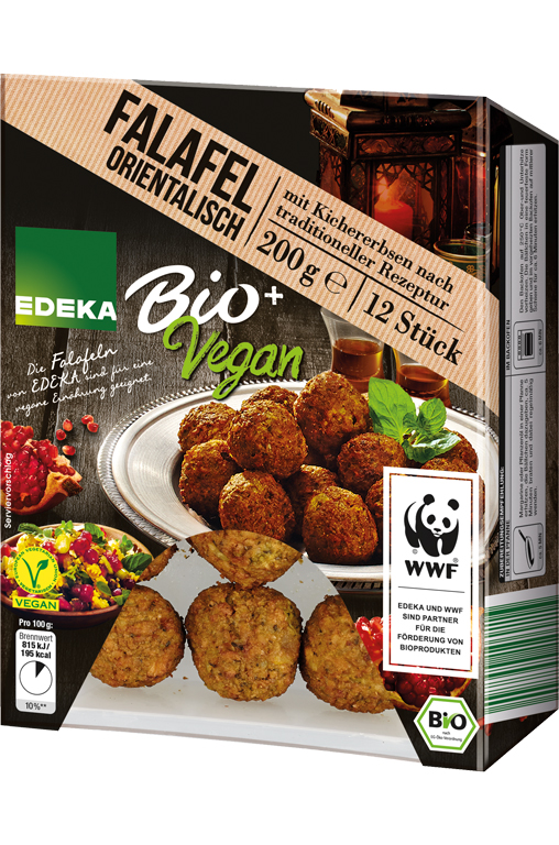 Produktabbildung EDEKA Bio+ vegan Falafel orientalisch